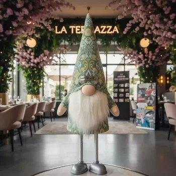 Аренда Фигурка Гном 65 см телескопические ноги F 2165 в ресторане «La Terrazza» — ART SPACE