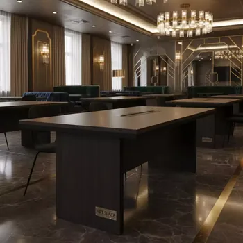 Аренда Стол Лидер 1 1200х800 венге черный в Sport Inn Hotel & Wellness — ART SPACE