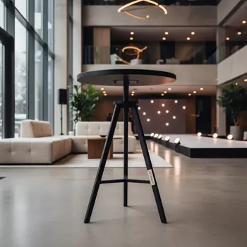 Аренда Стол коктейльный Smash черный d 700 мм в Green Flow Hotel — ART SPACE