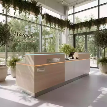 Аренда Стойка ресепшен касса в ресторане «Магадан» — ART SPACE