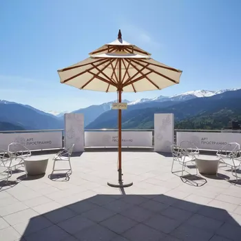 Аренда Зонт пляжный Lotus Pagoda Ø2,4 м в Sochi Marriott Krasnaya Polyana — ART SPACE