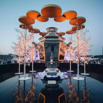 Аренда Фотозона на Масленицу оформленная в русском стиле в Karat Resort — ART SPACE
