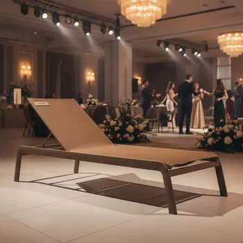 Аренда Шезлонг лежак пластиковый Alfa кофе в Sochi Marriott Krasnaya Polyana — ART SPACE