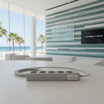 Аренда Фильтр сетевой ZIS Company PILOT PRO 5 м 6 розеток светло серый в пляжном клубе Del Mar — ART SPACE