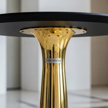 Аренда Стол Selina черно золотой 80х72 в Radisson Blu Resort & Congress Centre — ART SPACE