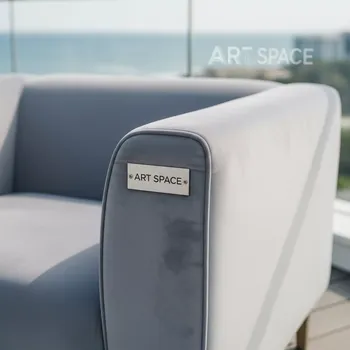 Аренда Кресло велюр светло серое Кэнди в отеле Hyatt Regency Sochi — ART SPACE
