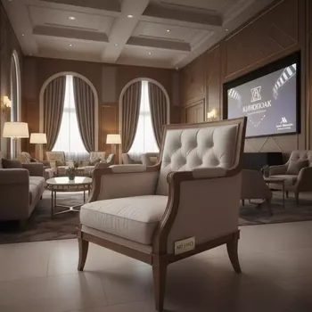 Аренда Кресло белое в Sochi Marriott Krasnaya Polyana — ART SPACE