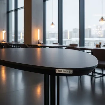 Аренда Столешница каплевидная Compact Laminate для подстолий Nemo Domino Tiffany Cross Rhino в ресторане «La Terrazza» — ART SPACE