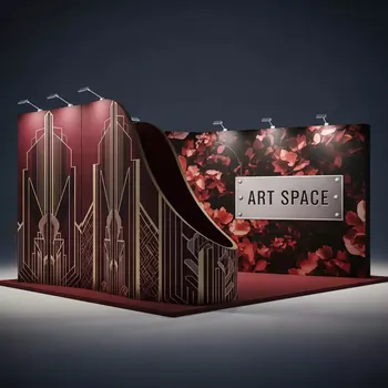 Аренда Стенд Isoframe Wave из 2 модулей в комплексе «Дагомыс» — ART SPACE
