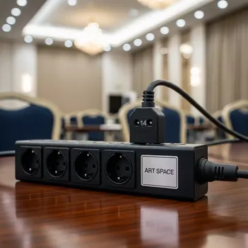 Аренда Фильтр сетевой Power Cube для ИБП с разъёмом C14 0,5 м 5 розеток чёрный в Novotel Resort — ART SPACE