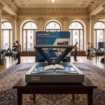 Аренда Сканер книжный SMA Robo Scan V2 в Boutique Hotel PORTUM 1905 — ART SPACE