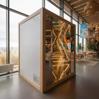 Аренда Фотобудка новогодняя Калейдоскоп в пляжном клубе Del Mar — ART SPACE