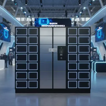 Аренда Локер стеллажный на 21 контейнер на арене «Фишт» — ART SPACE