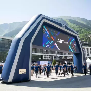Аренда Ворота арка надувные с экраном в Radisson Hotel Rosa Khutor — ART SPACE