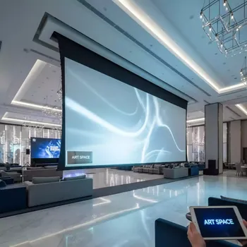 Аренда Экран для проектора с электроприводом Draper Signature V HDTV 9 16 240х427 в Radisson Collection Paradise — ART SPACE