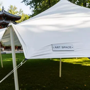 Аренда Тент натяжной 5х5 м в этно-парке «Моя Россия» — ART SPACE
