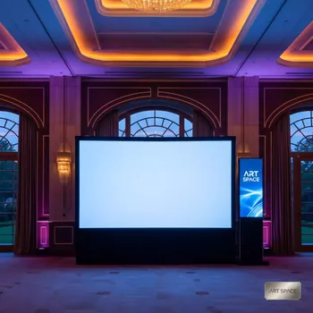 Аренда Экран для проектора с электроприводом Lumien Master Large Control LMLC 100105 16 9 560x327 MW в Novotel Resort — ART SPACE