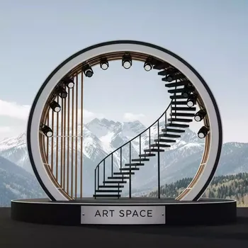 Аренда Сцена круглая с лестницей в Golden Tulip Rosa Khutor — ART SPACE