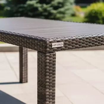 Аренда Стол из искуственного ротанга YH T4428G brown в Karat Resort — ART SPACE