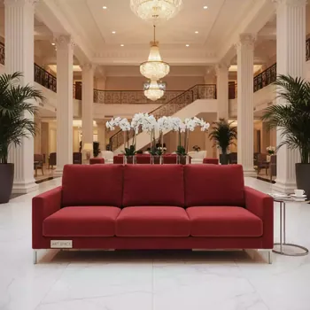Аренда Диван трехместный klippan красный в отеле Radisson Lazurnaya — ART SPACE