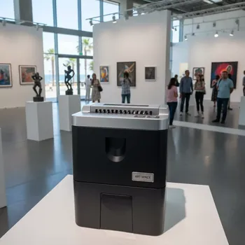 Аренда Шредер уничтожитель Bulros 820C чёрный серебро 4х40 мм в Grand Karat Sochi — ART SPACE