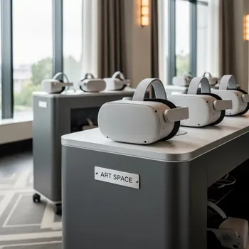 Аренда Класс VR мобильный EDUBLOCK Flow VR 3 в Radisson Collection Paradise — ART SPACE