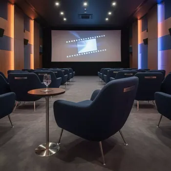 Аренда Стул на ножках с подлокотниками и столиком Vicenza темно синий в Sport Inn Hotel & Wellness — ART SPACE