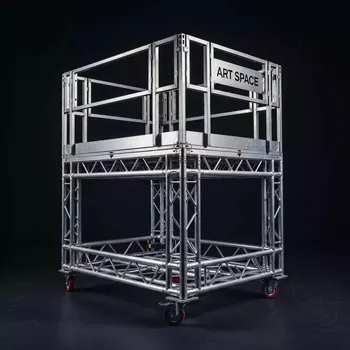 Аренда Вышки FOH Layher с двумя уровнями 4х4 м в Mantera Supreme — ART SPACE