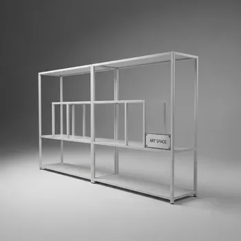 Аренда Комплект стеллажей Step 1.2 белый на Имеретинской набережной — ART SPACE