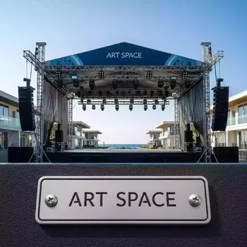 Аренда Сцена 12х10 м с порталами в пляжном комплексе VinoGrad — ART SPACE