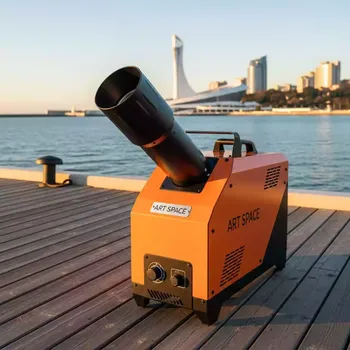 Аренда Пушка тепловая газовая 45 кВт на территории Морпорта Сочи — ART SPACE