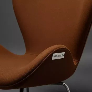 Аренда Чехол E07 на стул Eames коричневый в Mantera Supreme — ART SPACE