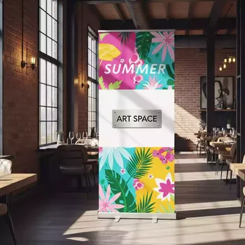 Аренда Стенд ролл ап двухсторонний 100х200 см в ресторане «Магеллан» — ART SPACE
