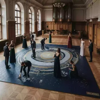Аренда Пазл космос абстракция в Зале органной и камерной музыки — ART SPACE