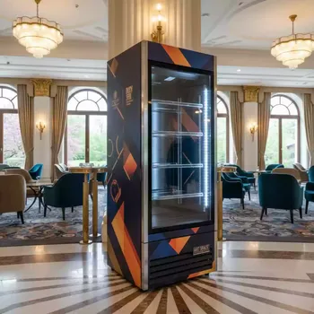 Аренда Холодильный шкаф Марихолодмаш Капри 0,5 МБ в Radisson Blu Resort & Congress Centre — ART SPACE