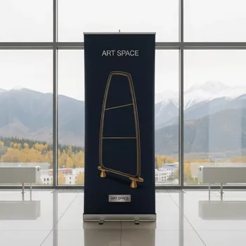 Аренда Стойка рекламная разборная Парус на курорте «Газпром» (Альпика) — ART SPACE