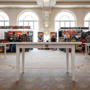 Аренда Стол Лидер 1 1200х600 белый в Swissôtel Resort Sochi Kamelia — ART SPACE