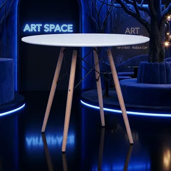 Аренда белого стола Эймс в Сочи: заказать в ART SPACE