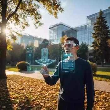 Аренда Очки дополненной реальности Epson Moverio BT 200 в парке «Ривьера» — ART SPACE
