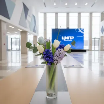 Аренда Композиция из цветов для стола в санатории «Заполярье» — ART SPACE