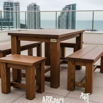 Аренда Комплект деревянный в стиле кантри в Grand Karat Sochi — ART SPACE
