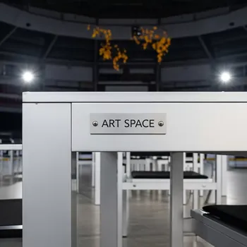 Аренда Комплект мебели из алюминия MD SS LS CT197 в ледовой арене «Шайба» — ART SPACE