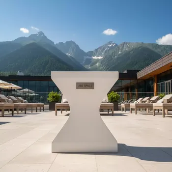 Аренда Столик пластиковый для шезлонга Wave Side Table в Rixos Krasnaya Polyana — ART SPACE