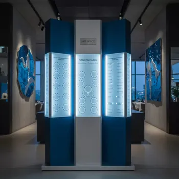 Аренда Стойка для плана рассадки в ресторане «Плакучая Ива» — ART SPACE