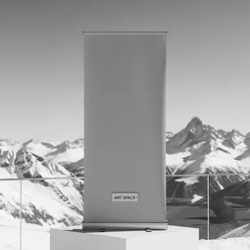 Аренда Стенды баннерные ролл ап на площадке Rosa Peak (2320м) — ART SPACE