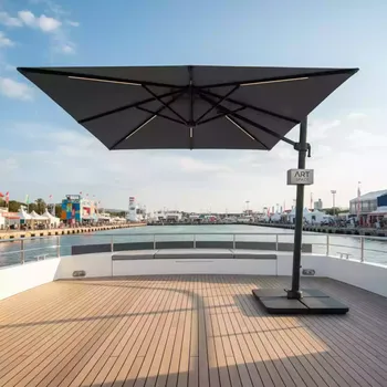 Аренда Зонт профессиональный Napoli Braccio 3х4 м на VIP теплоходе (Морпорт Сочи) — ART SPACE