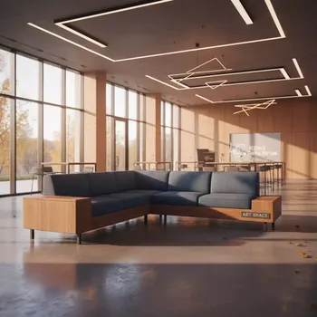 Аренда Диван угловой Кингстон Wood в Delta Sirius — ART SPACE