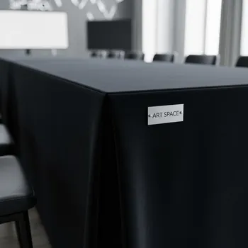 Аренда Скатерть прямоугольная 320х225 см черная в Skypark Sochi — ART SPACE