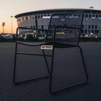 Аренда Кресло садовое Лион черный в VK Stadium Sirius — ART SPACE