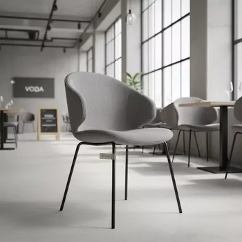 Аренда Стул Turin серый черные ножки в ресторане «Voda» — ART SPACE